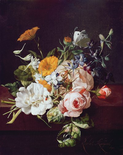 Vase of Flowers by Rachel Ruysch